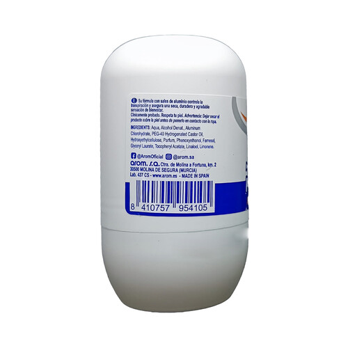 NUKY Desodorante roll on para hombre con protección antitranspirante 75 ml.