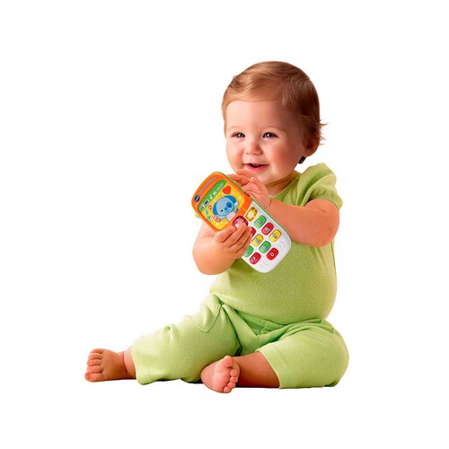 Pequephone bilingüe Teléfono de juguete educativo español-inglés VTech Baby. Edad recomendada desde 12-36 meses