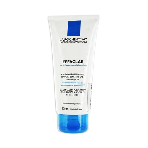 LA ROCHE POSAY Gel limpiador purificante pieles grasas y sensibles LA ROCHE POSAY EFFACLAR 200 ml.