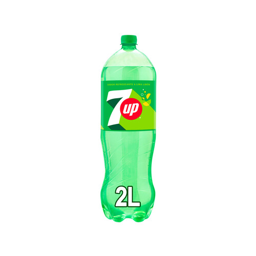 SEVEN UP FREE Refresco de lima limón sin azúcar botella 2 l.