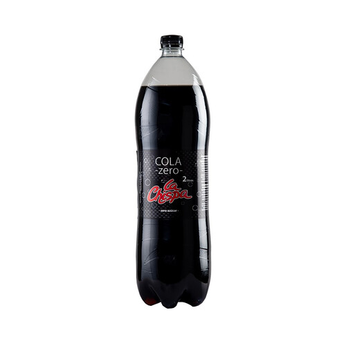 LA CHISPA Bebida refrescante sin azúcares y con edulcorantes con sabor a cola botella de 2 l.