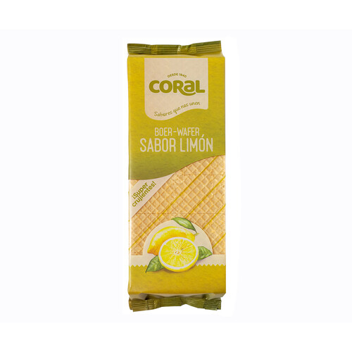 CORAL Limon boer wafer Galletas de barquillo con sabor a limón 330 g 