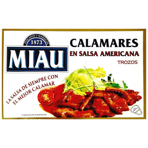 MIAU Calamares en salsa americana 72 g.