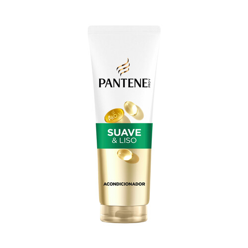 PANTENE Pro-v suave & liso Acondicionador con o sin aclarado, para cabellos encrespados o apagados 350 ml.