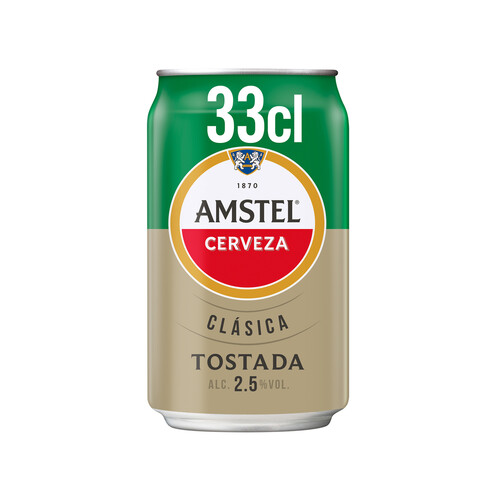 AMSTEL CLÁSICA Cerveza tostada 33 cl.