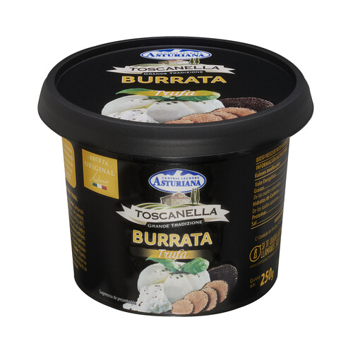 LA ASTURIANA Burrata con trufa ASTURIANA Toscana 150 g.