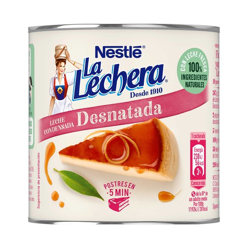 LA LECHERA Leche condensada desnatada LA LECHERA 387 g.