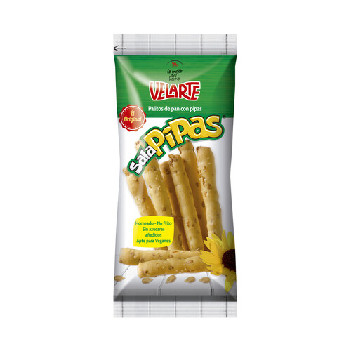 VELARTE Palitos de pan crujiente con pipas 65 g.