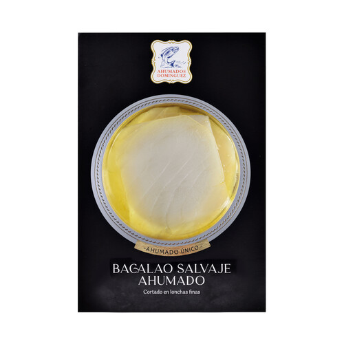 AHUMADOS DOMINGUEZ Bacalao salvaje ahumado 90 g.