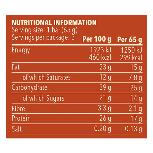 PROZIS Billion Barritas de proteínas con cacahuetes 3 uds x 65 g. 