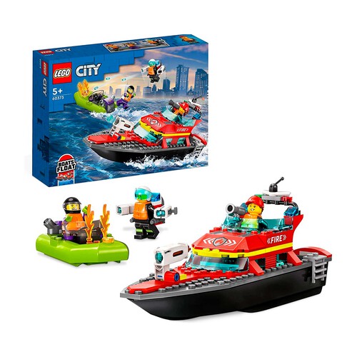 LEGO City - Lancha de Rescate de Bomberos +5 años