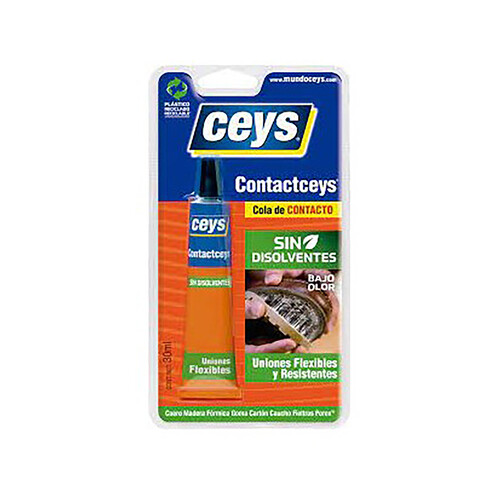 Cola de contacto CEYS Contactceys 30ml, sin disolvente.