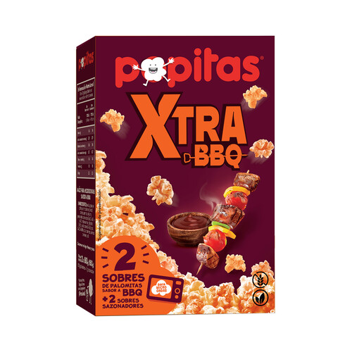 POPITAS Palomitas Xtra barbacoa POPITAS 160 gr.