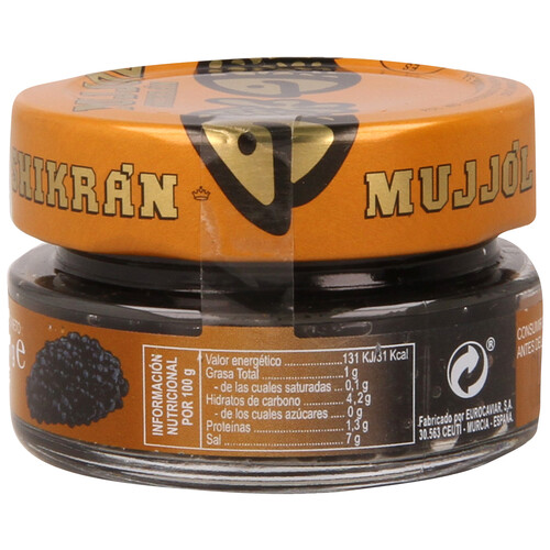 SHIKRÁN Sucedáneo de huevas de mujjol negro (micronizado) SHIKRÁN 50 gr.