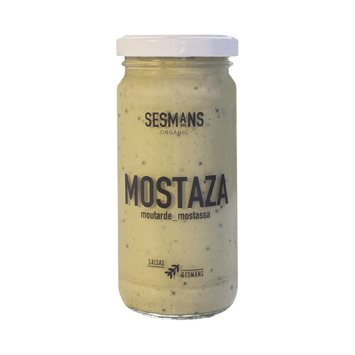 SESMANS ORGANIC Mostaza de procedencia ecológica 240 ml.