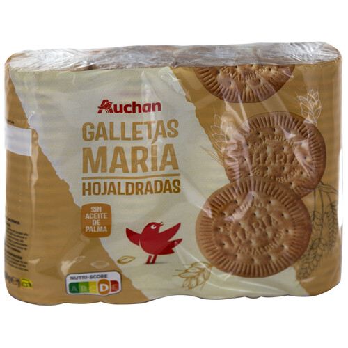 PRODUCTO ALCAMPO Galletas María hojaldradas 600 g.