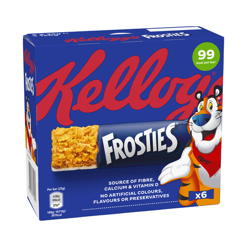 FROSTIES Barritas de cereales FROSTIES 6 uds. 150 g.