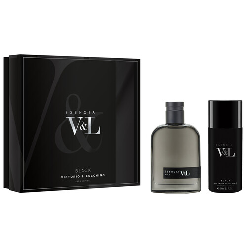 VITORIO & LUCCHINO Esencia black Estuche regalo para hombre.