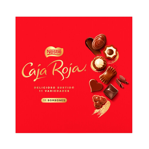 NESTLÉ Caja roja Estuche con bombones surtidos (11 variedades) 103 g.