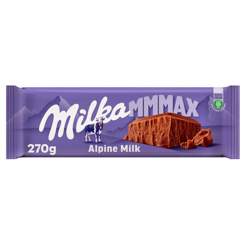 MILKA Chocolate con leche de los Alpes 270 g.