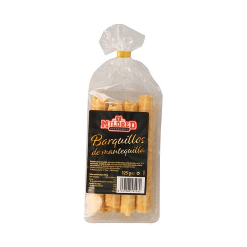 MILDRED Barquillos de mantequilla 125 g.