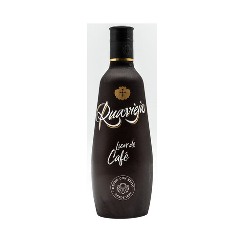 RUAVIEJA Licor de Café elaborado en Galicia RUAVIEJA botella de 70 cl