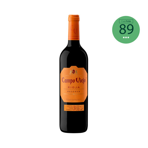 CAMPO VIEJO  Vino tinto reserva con D.O. Ca. Rioja botella 75 cl.