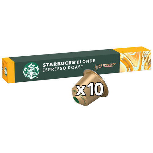 STARBUCKS Café en cápsulas Blonde Espresso I6, 10 uds. 