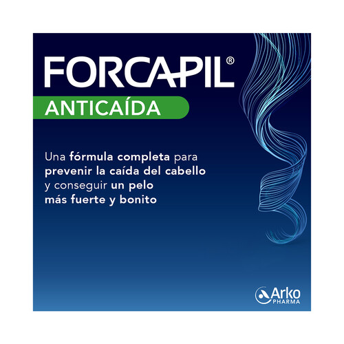 ARKOPHARMA Forcapil Tratamiento anticaida del cabello y fortificador de uñas en cápsulas 30 uds.