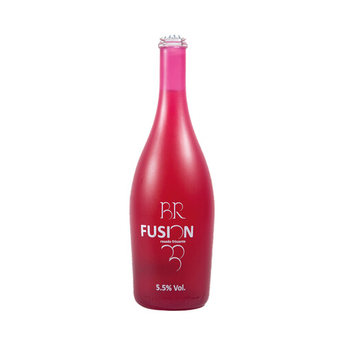 BR Fusión Vino rosado frizzante con bajo contenido en alcohol (5.5%) botella 75 cl.