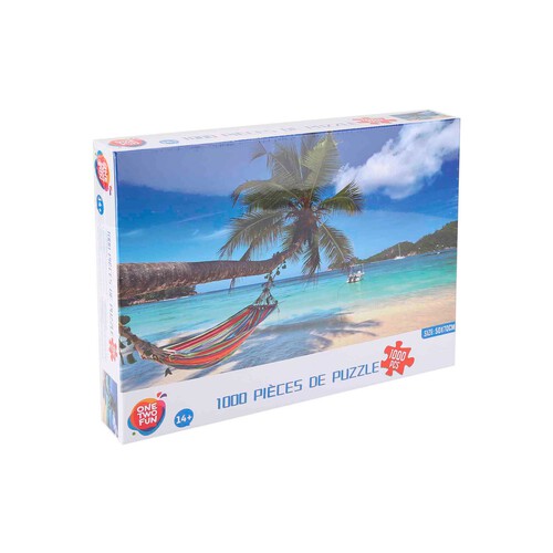 Puzzle Paisajes y Ciudades 1000 Pzs ONE TWO FUN ALCAMPO