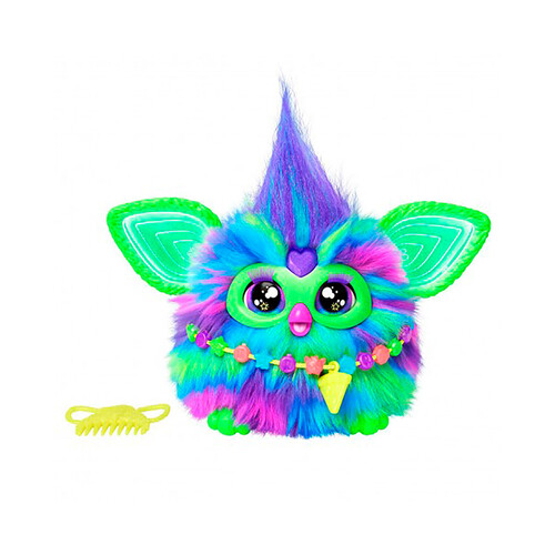 FURBY Galaxy peluche interactivo que brilla en la oscuridad, +6 años.