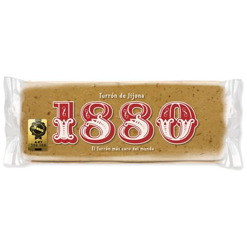 1880 Turrón de Jijona sin gluten 400 g.