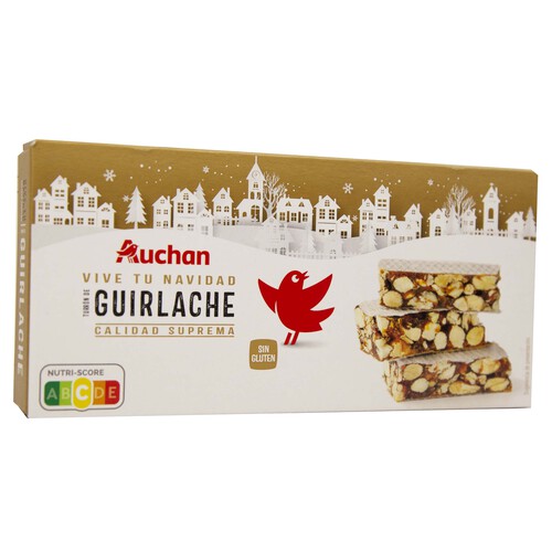 Turrón de guirlache PRODUCTO ALCAMPO  200 g.