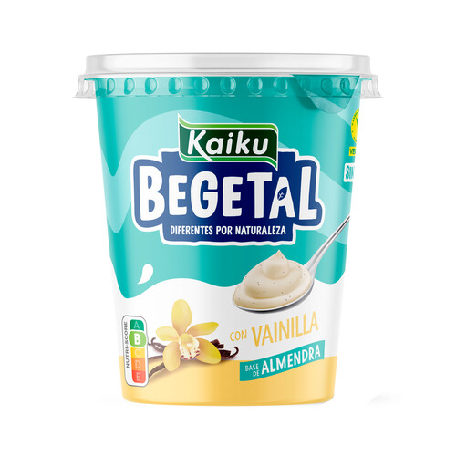 KAIKU Postre de almendras con vainilla 380 g.