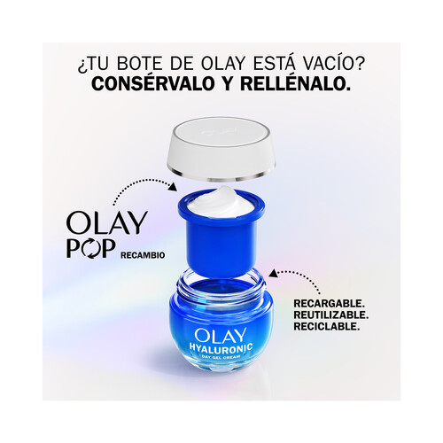 OLAY Hyaluronic Crema facial de día ultra hidratante y rellenadora 50 ml.