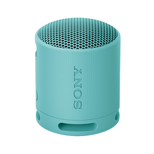 Mini altavoz SRS-XB100 SONY color azul, por batería, potencia 2,5W, BLUETOOTH. 