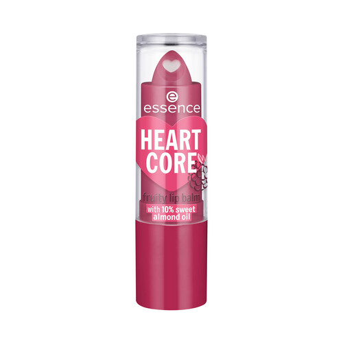 ESSENCE Heart core tono 05 Bold blackberry Bálsamo labial nutritivo con frgancia frutal.