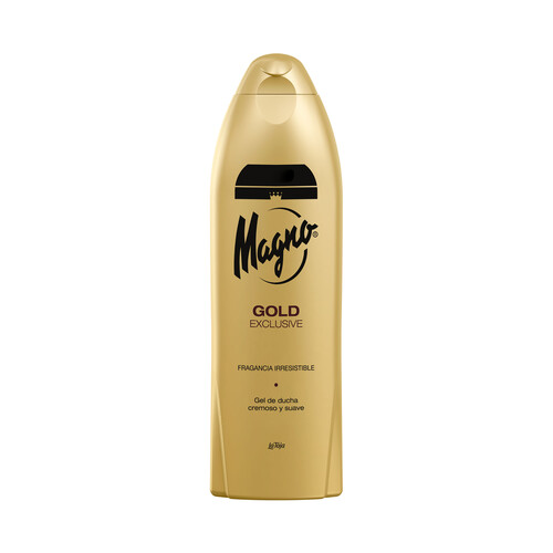 MAGNO Gold Gel de baño o ducha con textura suave y cremosa 600 ml.