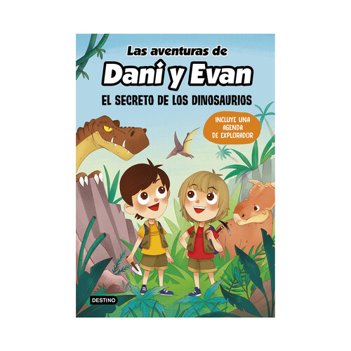 Las aventuras de Dani y Evan: el secreto de los dinosaurios, VV. AA. Género: infantil. Editorial Planeta.