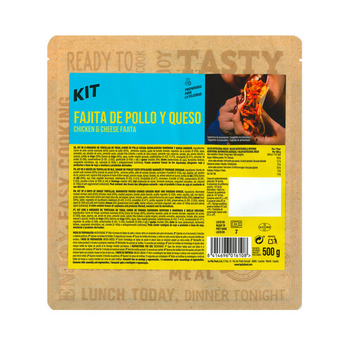 OH MY MEAL! Fun kit fajita de pollo estilo mexicana 500 g.