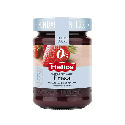 Mermelada de fresa, sin azúcar añadido HELIOS DIET 280 g.