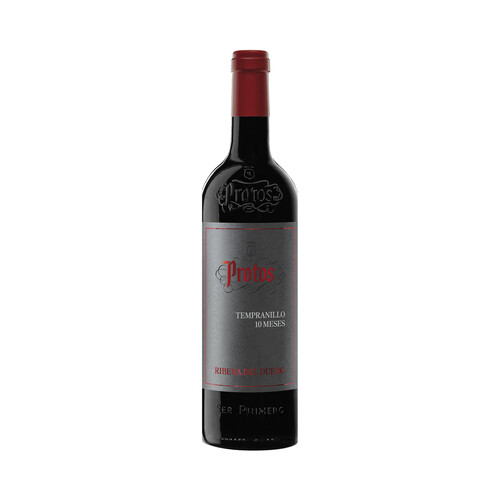 PROTOS Vino tinto (10 meses) con D.O. Ribera del Duero botella 75 cl.