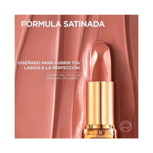 L´ORÉAL PARIS Color riche Tono 601 Worth it Barra de labios con acabado satinado.