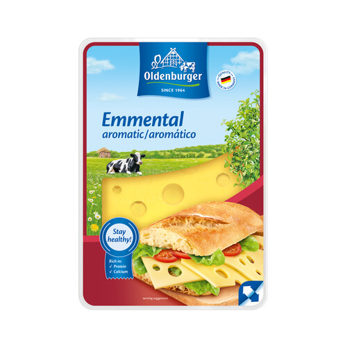 OLDENBURGUER Queso en lonchas Emmental OLDENBURGUER 200 g.