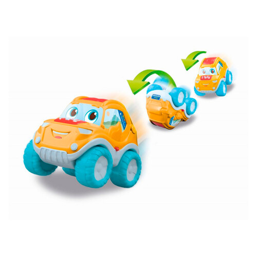 Coche teledirigido infantil volteretas Gipy, 2-4 años. CLEMENTONI.. 