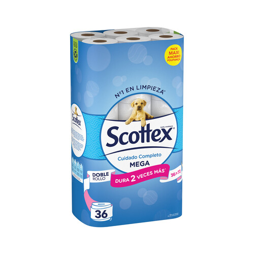 SCOTTEX Megarrollo Papel higiénico 36 uds.