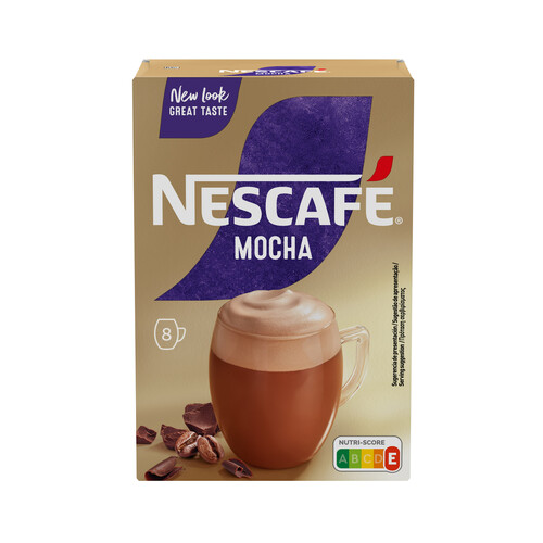 NESCAFÉ GOLD Café soluble capuccino mocha 8 uds.x 18 g.