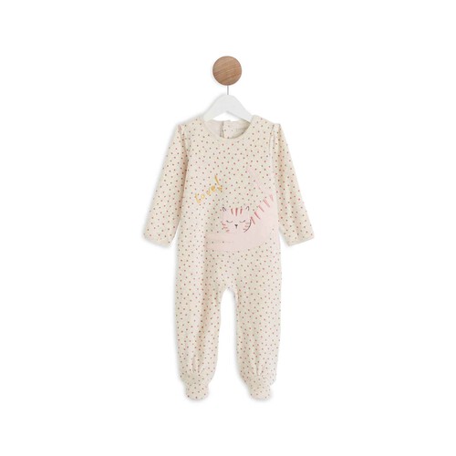 Pijama pelele de terciopelo para bebé IN EXTENSO, talla 92.
