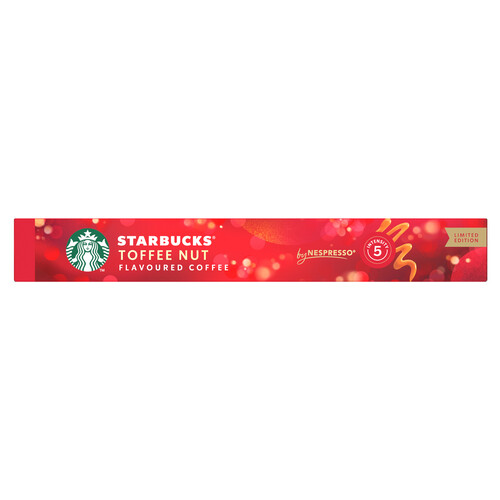 STARBUCKS Café en cápsulas Toffee nut I8, 10 uds 